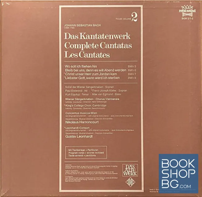 View 3 of Das Kantatenwerk. Complete Cantatas Johann Sebastian Bach