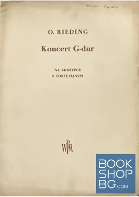 Koncert G-dur na skrzypce z fortepianem. Op. 34