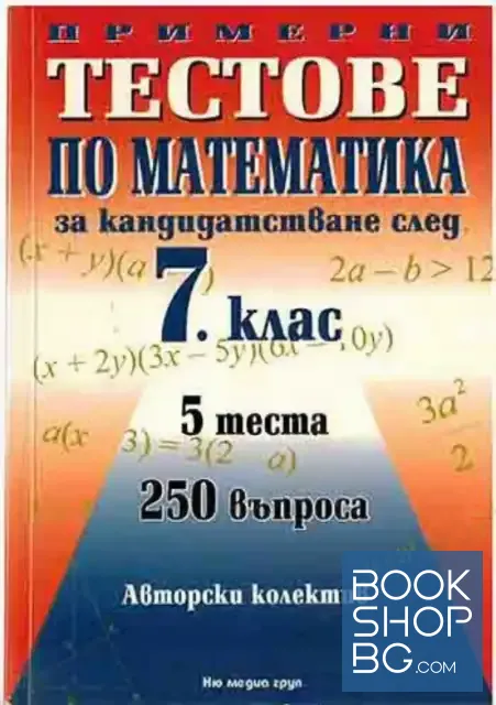 View 1 of Примерни тестове по математика за кандидатстване след 7. клас